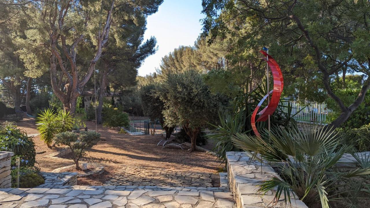 Villa Serena - Piscine, Tennis - Plage Sable 700M La Ciotat Luaran gambar