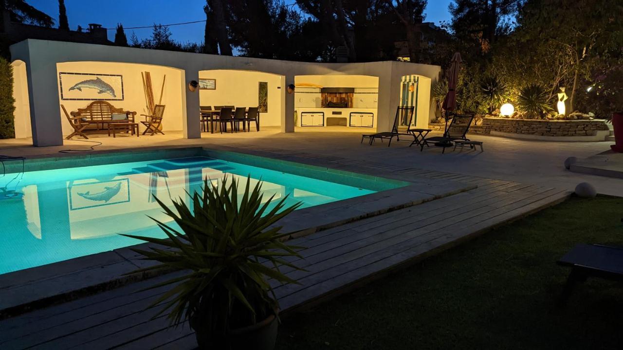 Villa Serena - Piscine, Tennis - Plage Sable 700M La Ciotat Luaran gambar